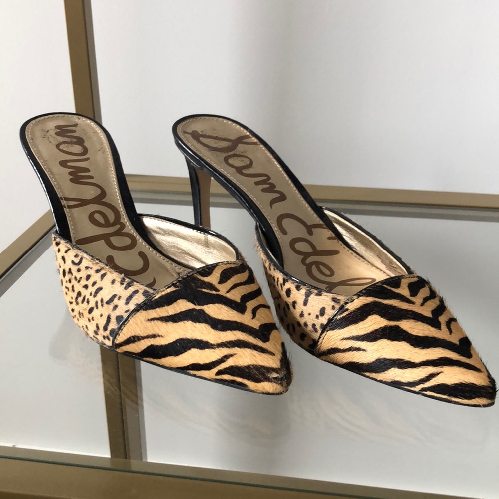 Sam Edelman Animal Print Heels!